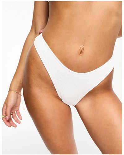 Champion Slip bikini sgambati bianchi stropicciati - Bianco