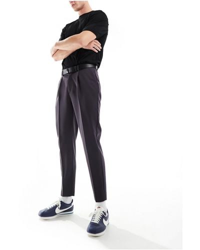ASOS Tapered Smart Pants - Blue