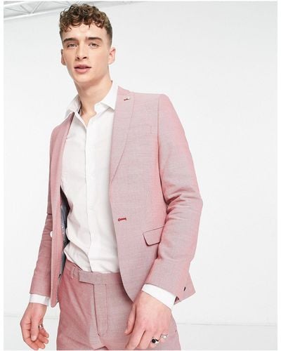 Twisted Tailor Schaar Suit Jacket - Pink
