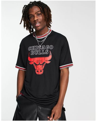 KTZ Chicago Bulls - Oversized Mesh T-shirt - Rood