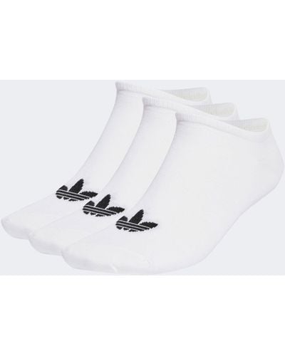 adidas Originals – 6er-set füßlinge mit dreiblatt-logo - Weiß