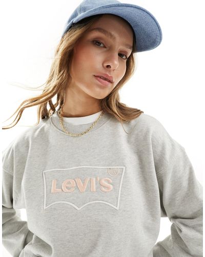 Levi's – sweatshirt - Weiß