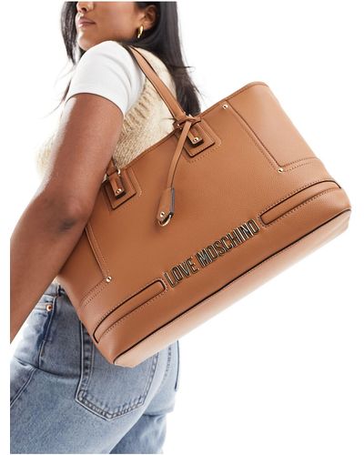 Love Moschino Tote Bag - Brown