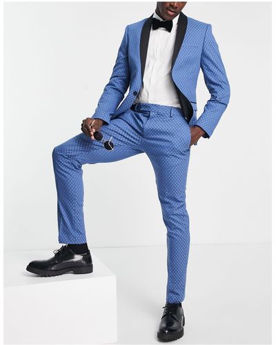 Twisted Tailor Perlman - Skinny-fit Pantalon - Blauw