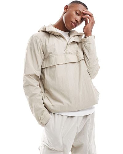 Hollister All Weather Hooded Anorak - White