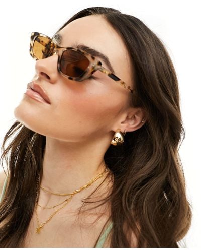 Aire Titania Slim Sunglasses - Brown