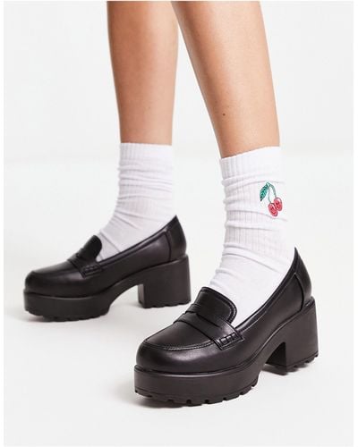 Koi Footwear Koi Vigo Chunky Heeled Shoes - Black