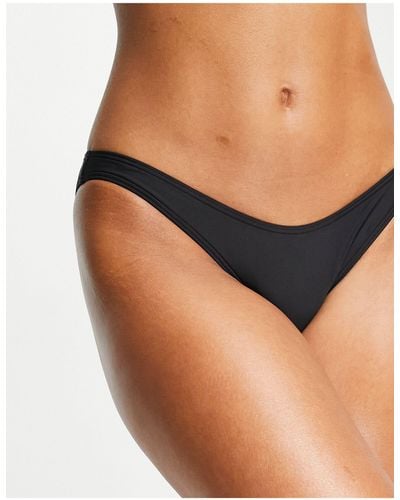 New Look V Bikini Bottoms - Black