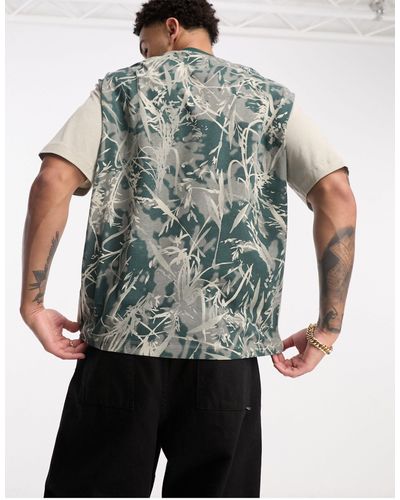 Armani Exchange Ruimvallend T-shirt - Naturel