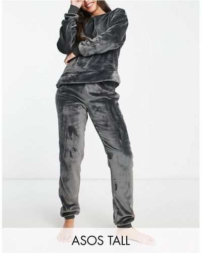 ASOS Asos design tall - ensemble sweat et pantalon - Gris