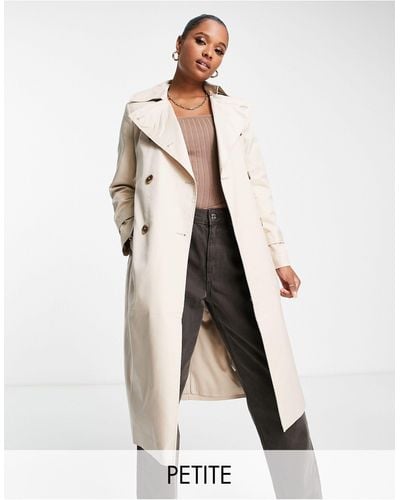 Forever New Trench Coat With Tie Belt - Natural