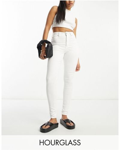 ASOS Hourglass Push Up Skinny Jeans - White