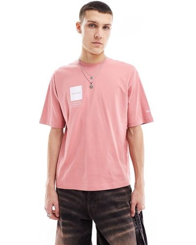 Columbia Barton Springs Ii Oversized T-shirt - Pink