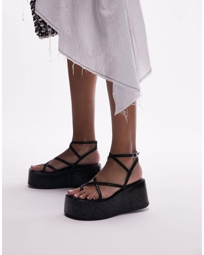 TOPSHOP Flat sandals for Women | Online Sale up to 69% off | Lyst