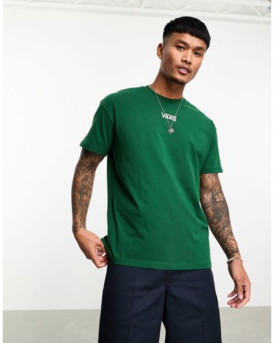 Vans Central Logo Oversize T-shirt - Green