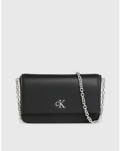 Calvin Klein Crossbody Wallet Phone Bag - Black