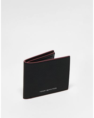 Tommy Hilfiger Cc - mini portefeuille en cuir - Noir