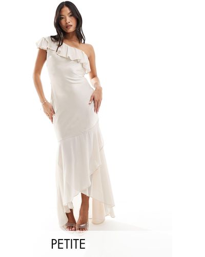 TFNC London – bridesmaid – maxi-brautjungfernkleid aus satin - Weiß