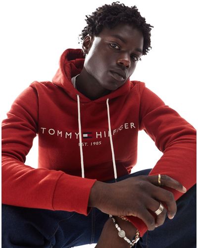 Tommy Hilfiger Regular Fit Hoody - Red