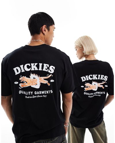 Dickies – chincoteague island – t-shirt - Schwarz