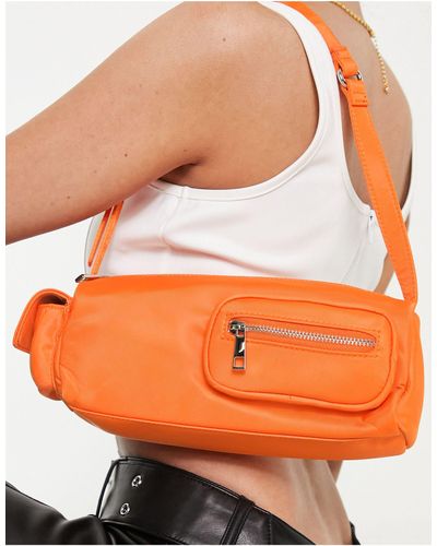 Public Desire The Fest Nylon Shoulder Bag - Orange