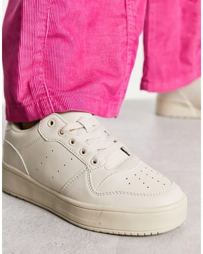 Truffle Collection Chunky Flatform Trainers - Pink
