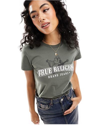 True Religion Slim Fit Logo Tee - Black