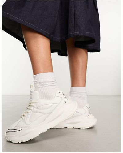 Tommy Hilfiger Chunky sneakers bianche - Blu