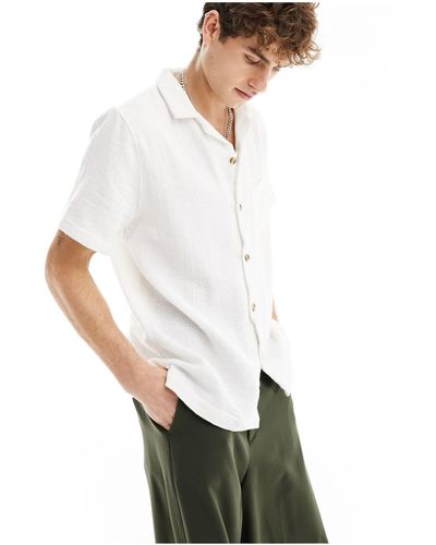 Cotton On Palma Short Sleeve Shirt - White