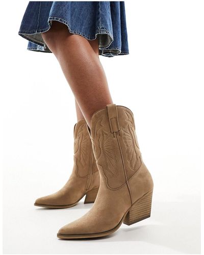 Truffle Collection Western Boots - Blue
