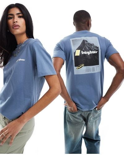 Berghaus Unisex Climbing Record Short Sleeve T-shirt - Blue