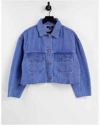 Women's Missguided Jean and denim jackets from $58 | Lyst