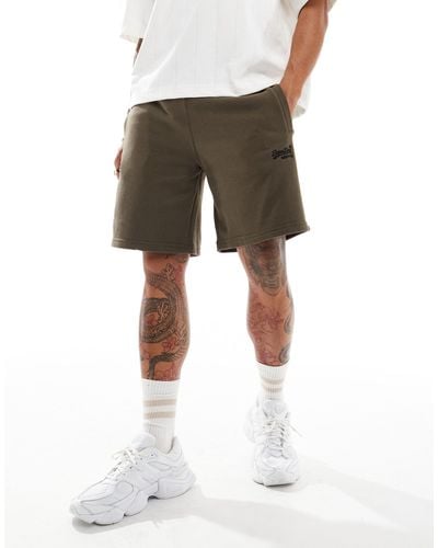 Superdry Essential Logo Jersey Shorts - Natural