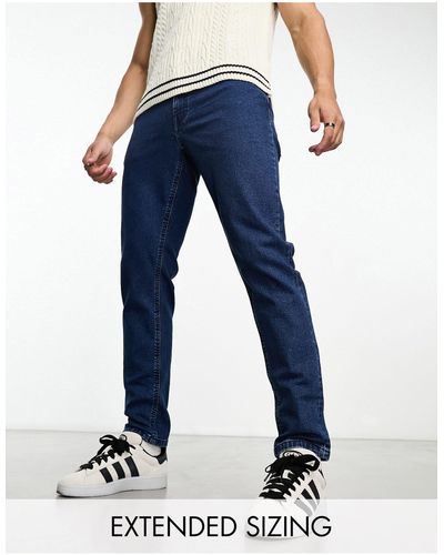 ASOS Stretch Tapered Jeans - Blue