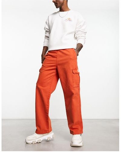 Damson Madder Worker Chino Trousers - Red