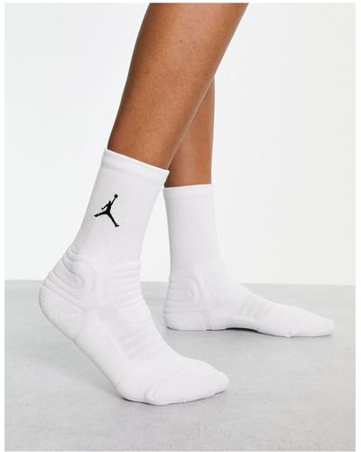 Nike Flight Crew Socks White/ Black - Blanco