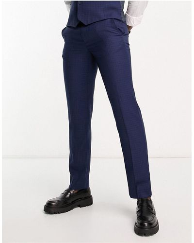 Ben Sherman Suit Trousers - Blue