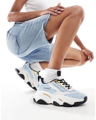 Steve Madden Possession Chunky Trainers - Blue