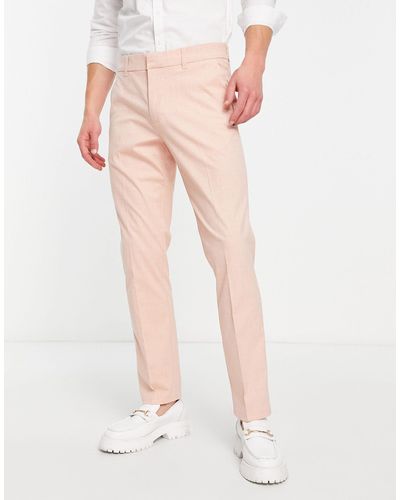 New Look Slim Suit Trouser - Natural