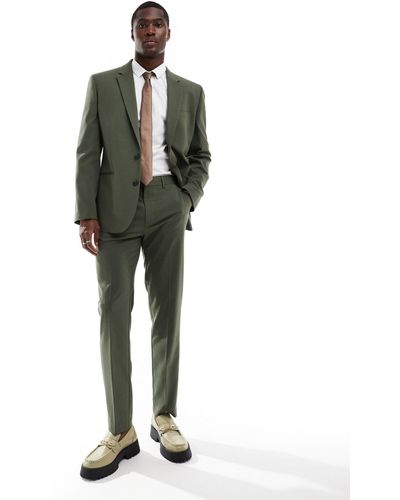 ASOS Slim Suit Trousers - Green