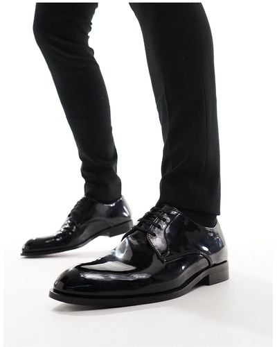 River Island Party Patent Derby - Black