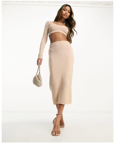 Knit midi skirt clearance 50