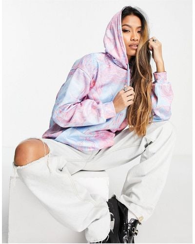 Topshop tie dye hoodie hot sale