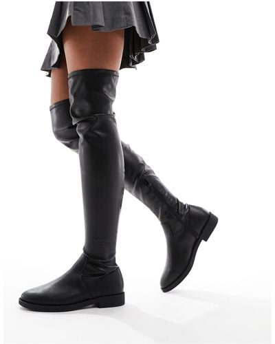 ASOS Kalani Over The Knee Boots - Black