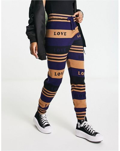 Never Fully Dressed True Love Knitted jogger Co-ord - Black