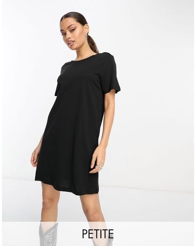 Only Petite Mini T-shirt Dress - Black