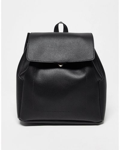 ASOS Soft Minimal Backpack - Black