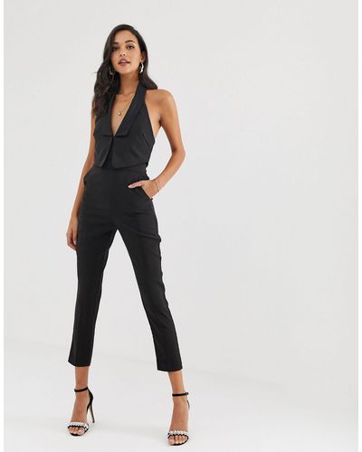 Black Lavish Alice Jumpsuits and rompers for Women | Lyst