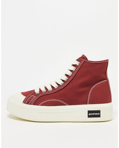 Goodnews Juice High Top Trainers - Red