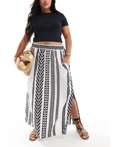 Yours Maxi Skirt - Multicolour